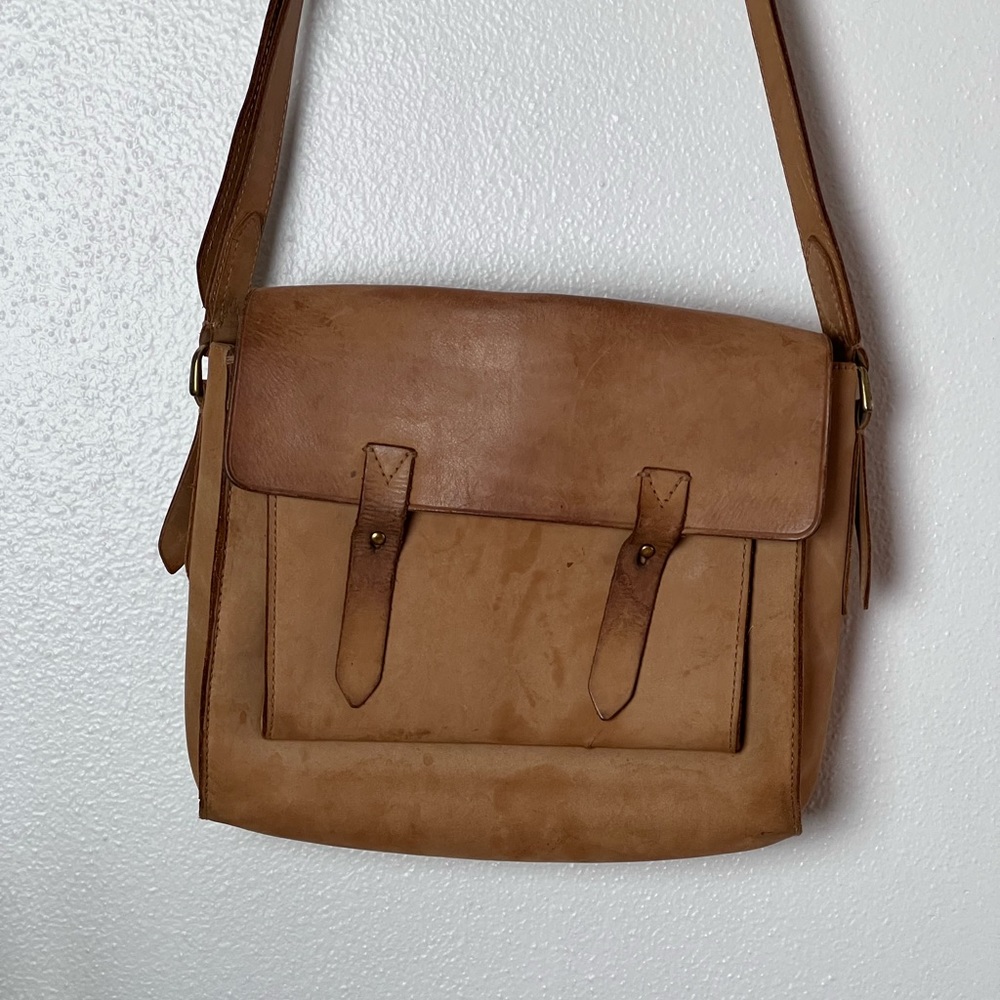 Madewell Suede Brown Leather Purse